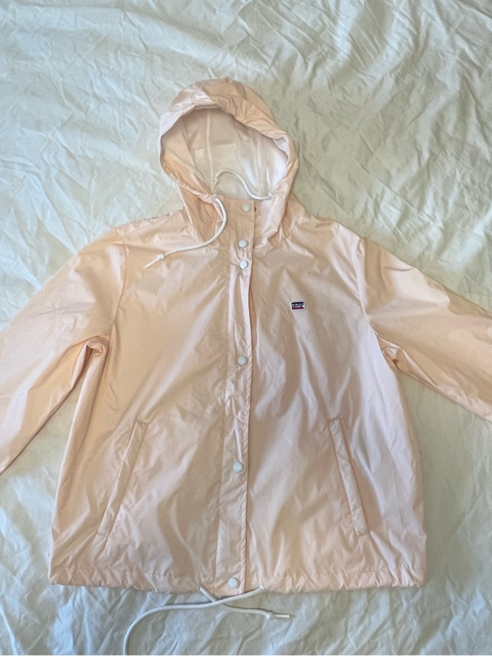 Levi's Pale Pink Hooded Windbreaker